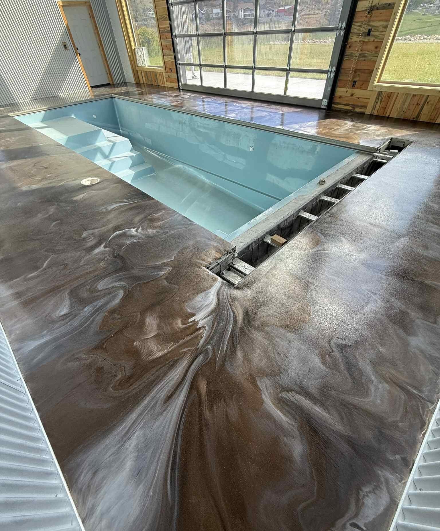 Epoxy Flooring work by JP's Legacy Painting
